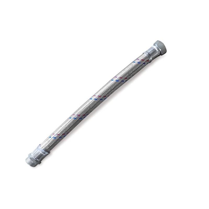 Spirale flessibile Inox Maschio - Femmina Dritto - 60cm - 1